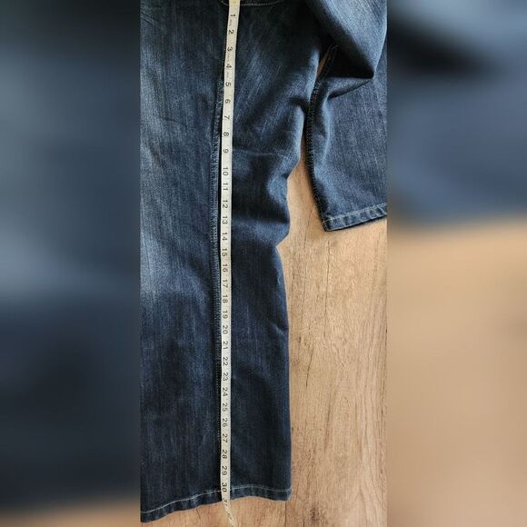 Paper Denim & Cloth Men’s Jeans 42x32 Blue Straight Leg Flap Pockets Mid Rise - Picture 6 of 7